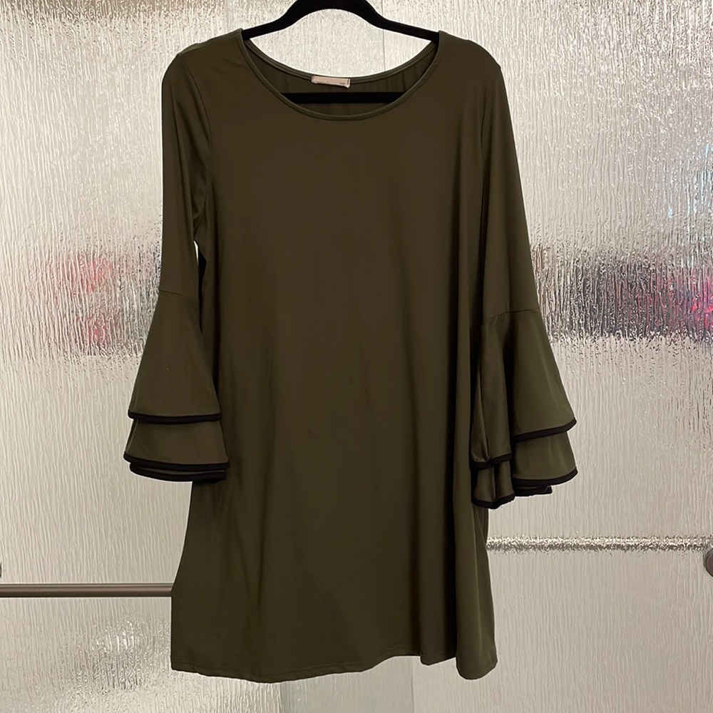 Olive colored dress